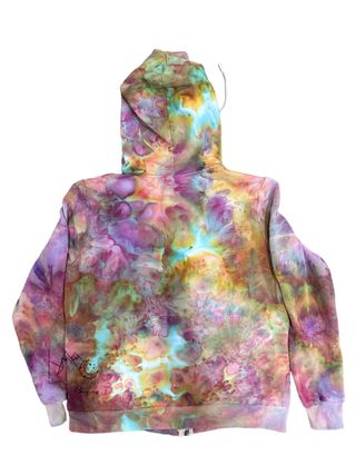 Small Ladies zip front hoodie